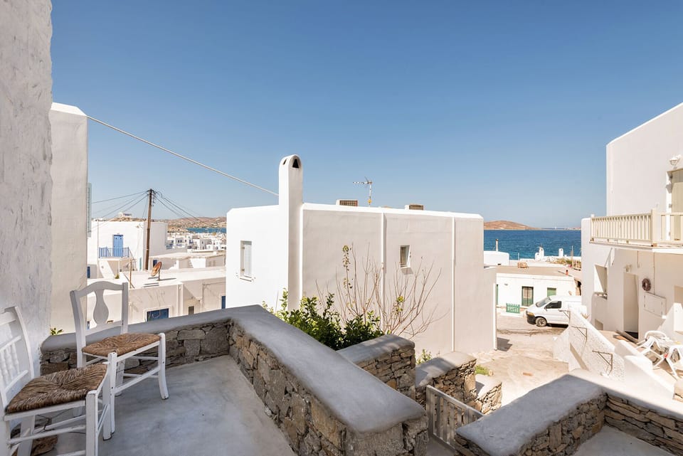 Terrace from bedrooms on ground floor 