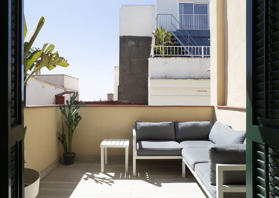 Terrace of the Urban Suites Sitges Terrace holiday apartment