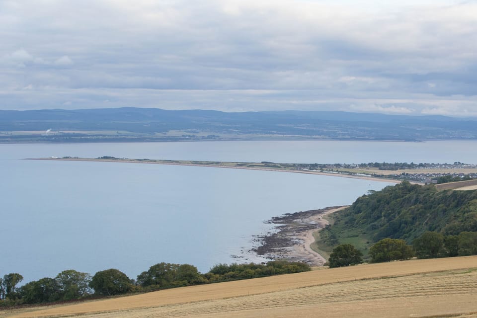 View from Hillockhead across the Moray Firth to Chanonry Point and beyond.
