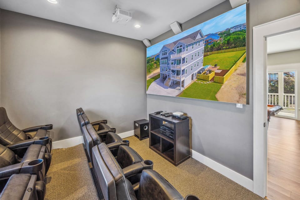 Surf or Sound Realty - 862 - Perfect 10 - Theater Room -2