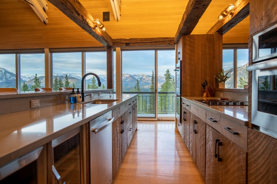 A chef’s dream with a view.