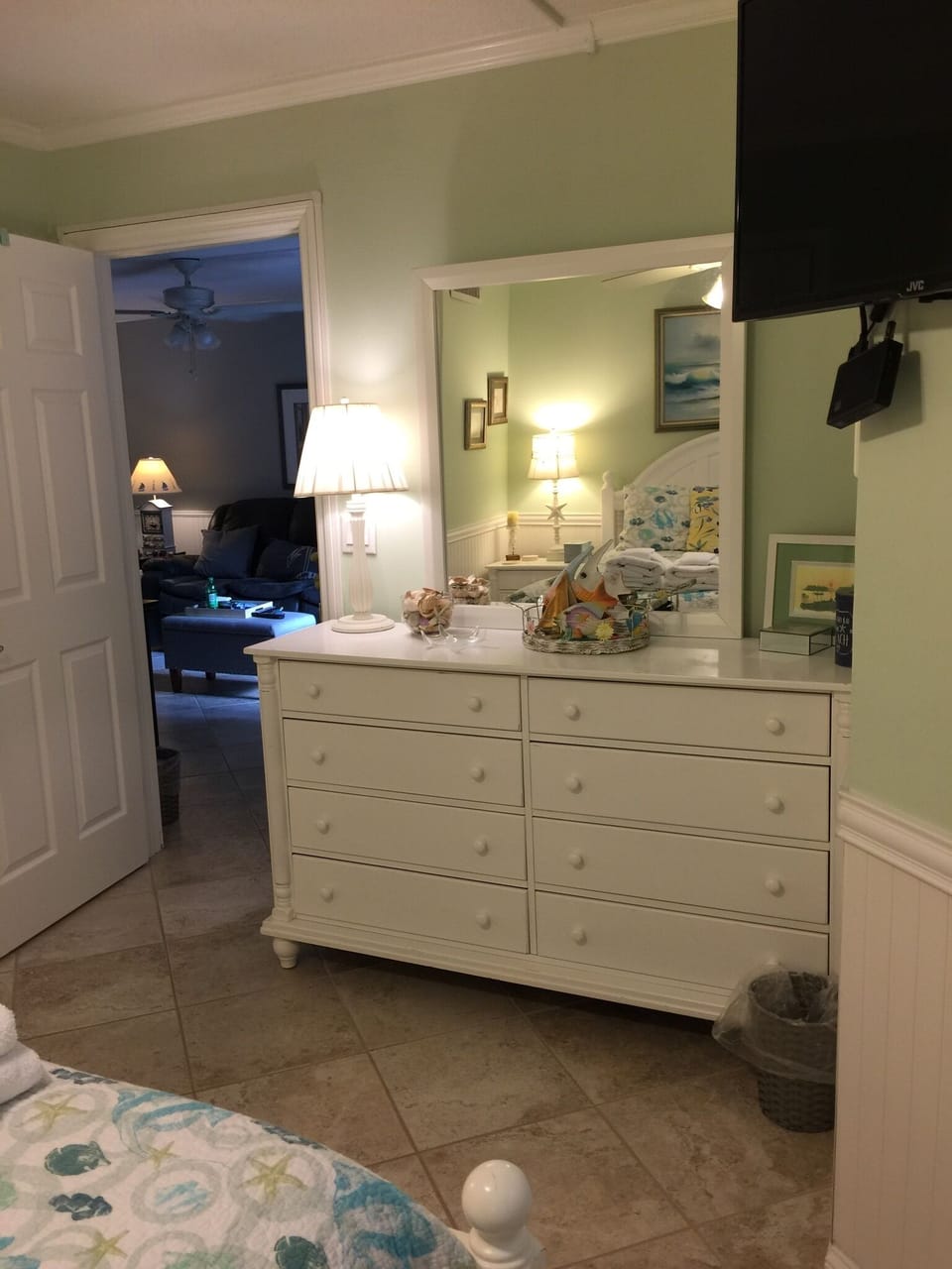 Dresser in master bedroom 