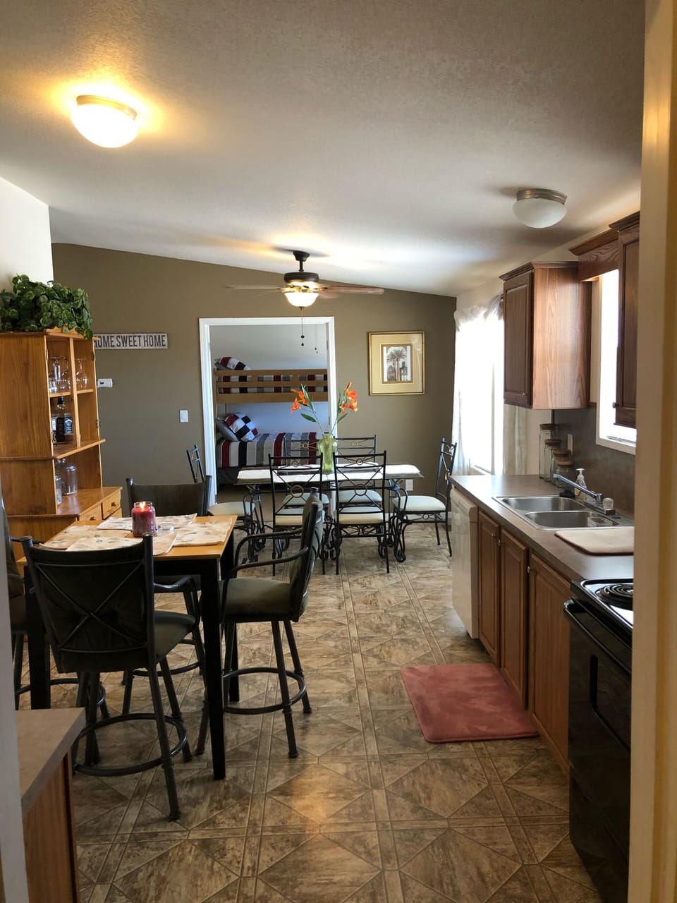 Kitchen/dining/4th. Bedroom 