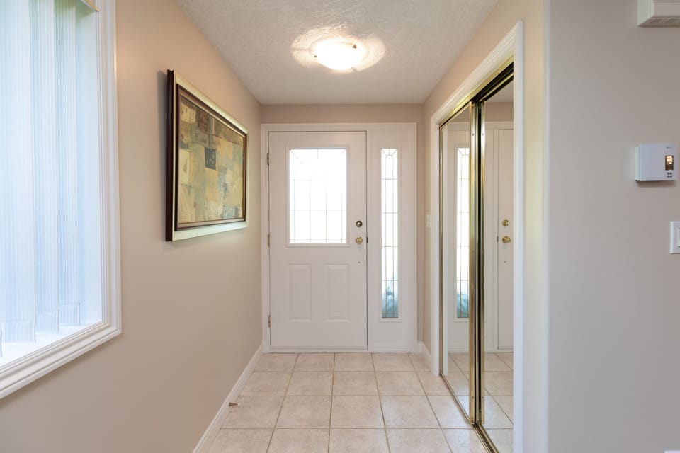 entryway with closet