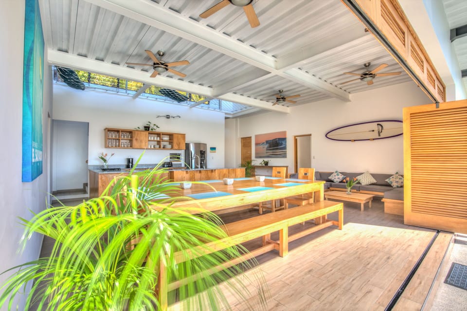 Dining with a view @ One Wave  Surf Villa 