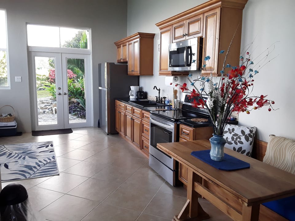 Kitchen and main entrance