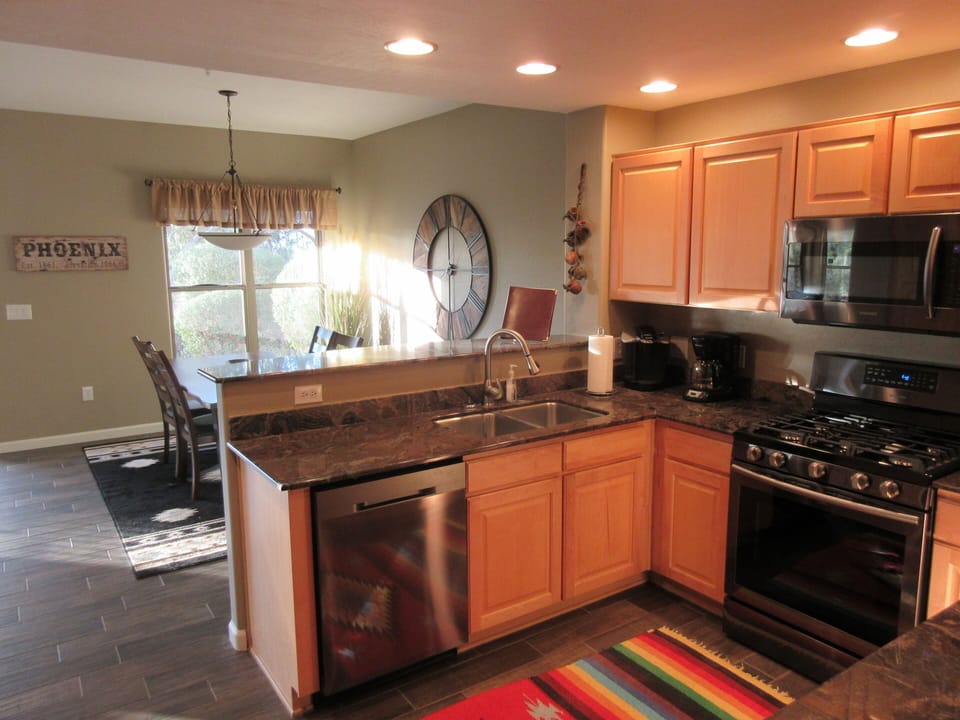 Kitchen and dining room