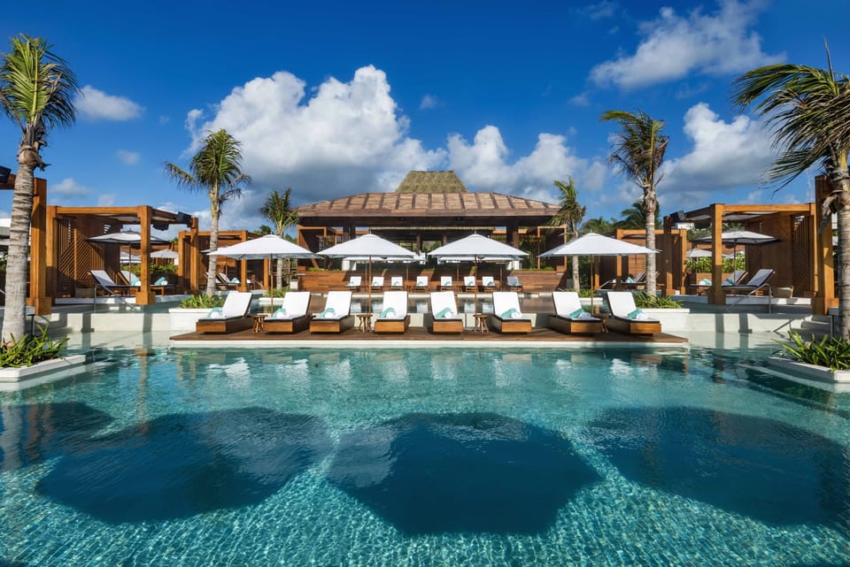 Access to Private Beach Club Area