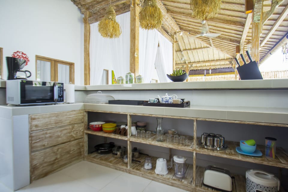 a kitchen with all the equipment needed to make your meals