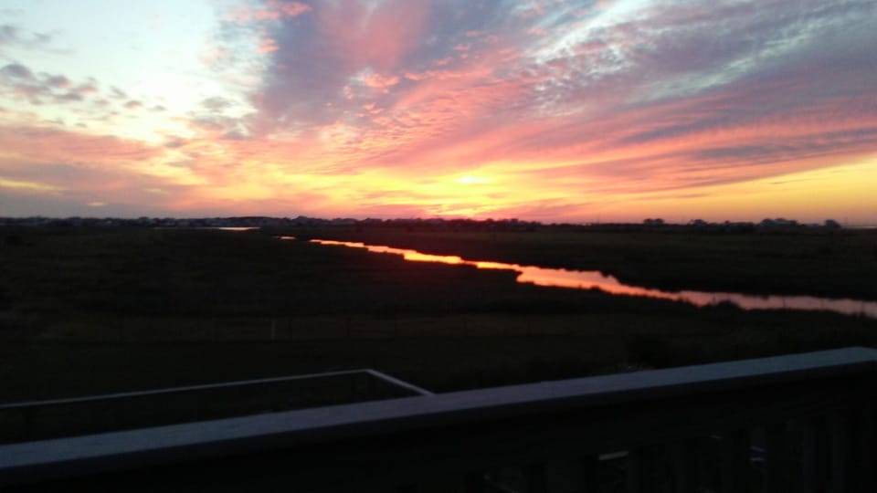 Spectacular sunset off back deck