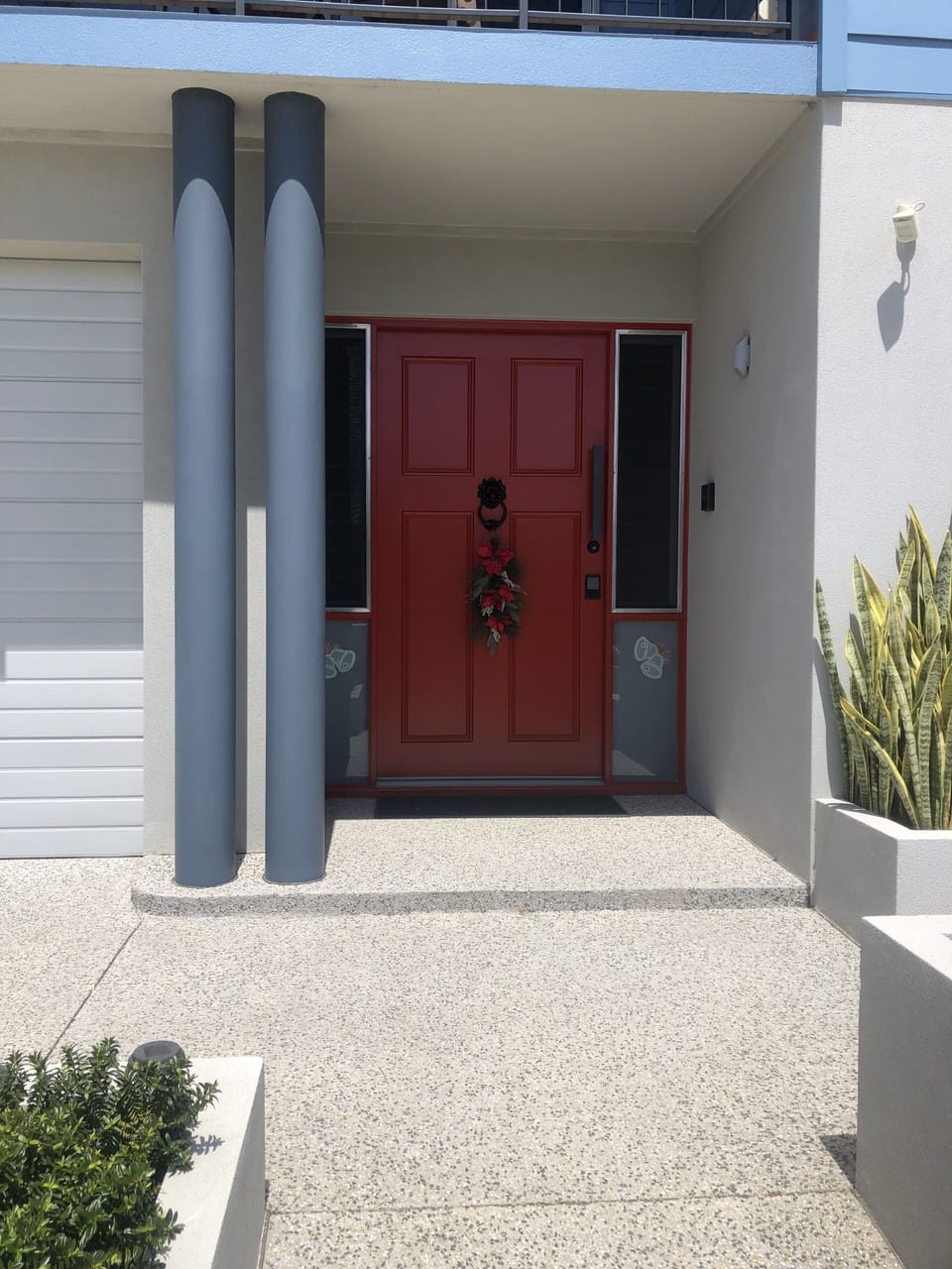 Our red front door 