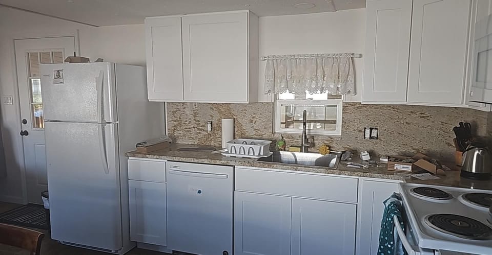 Brand new kitchen.  Please excuse the clutter. Still under construction.
