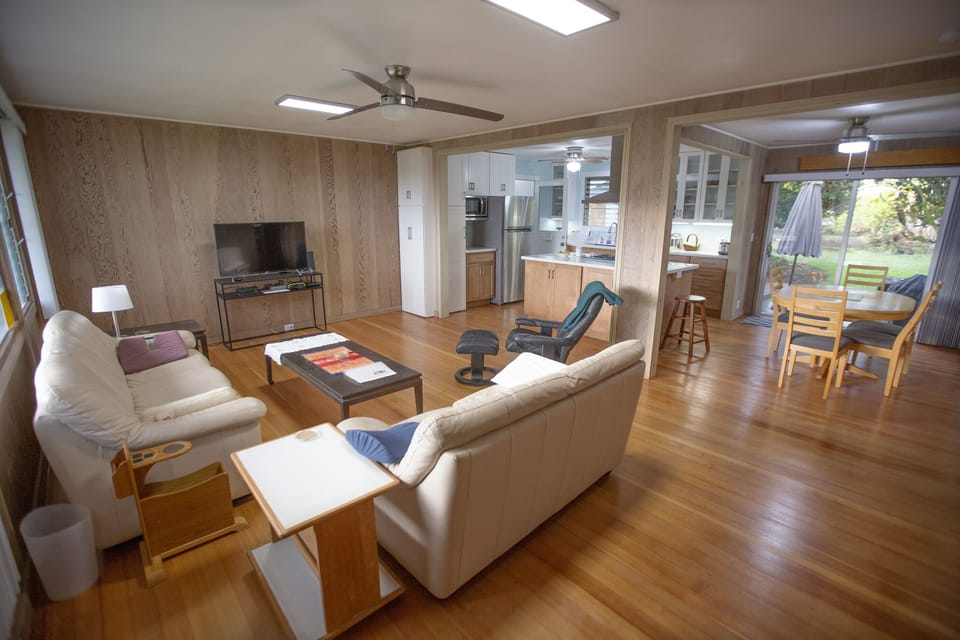 Living Area, Kitchen, Dining Room