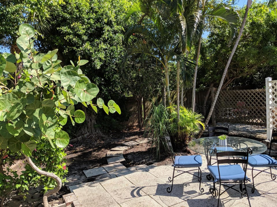 Private back yard
