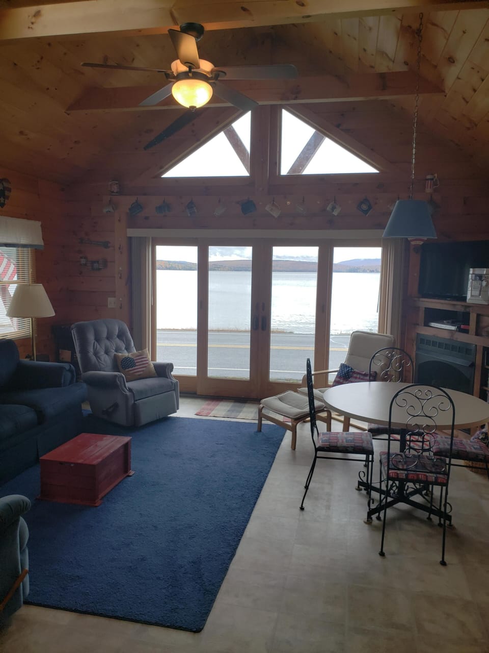 Living Room Looking out to the lke