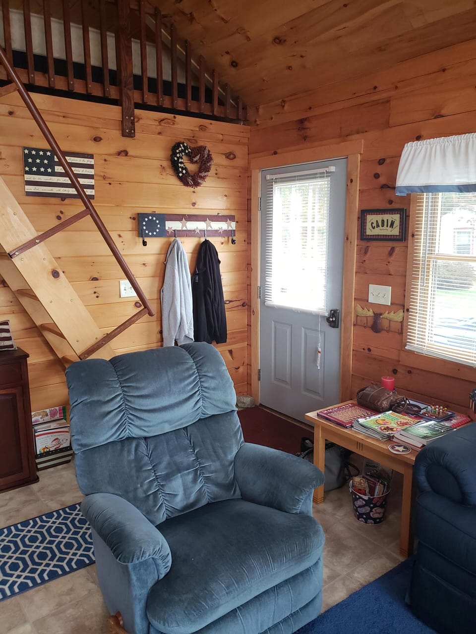 Side Door and stairs to loft