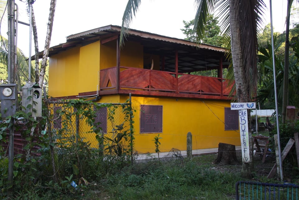 Outside of the house