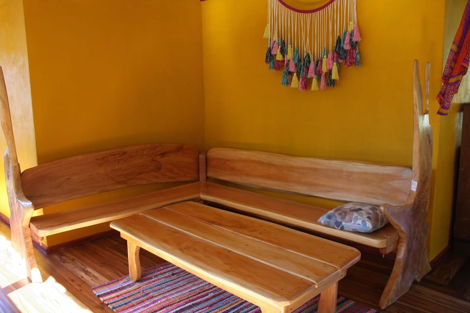 Custom made rustic wood chair