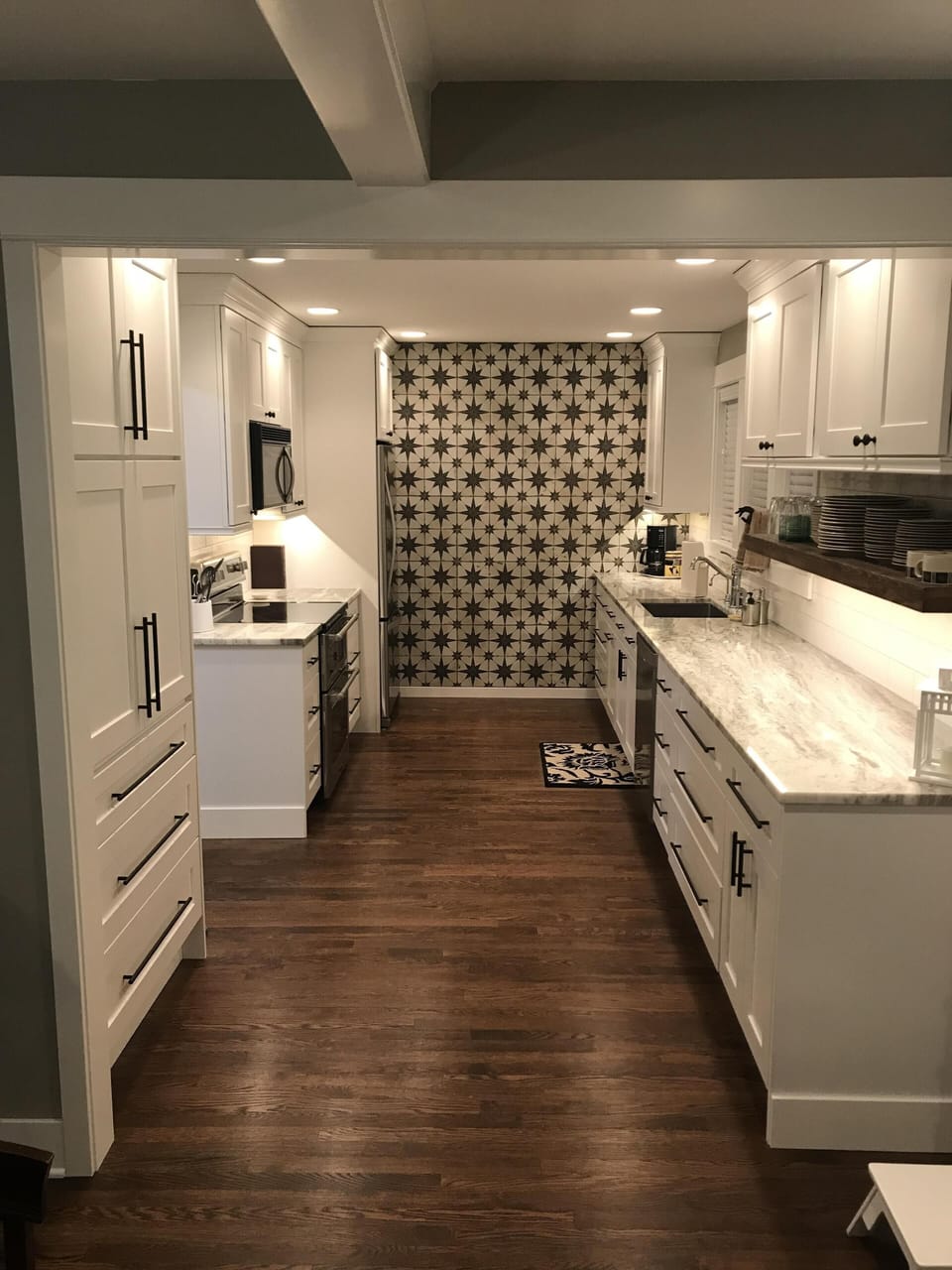 Large Galley Kitchen