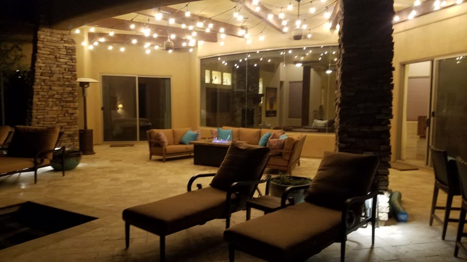 Patio entertaining