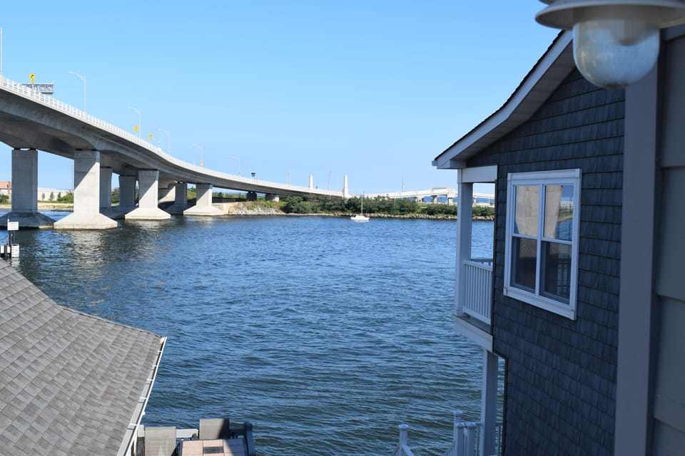 View of Shrewsbury River from second floor deck
