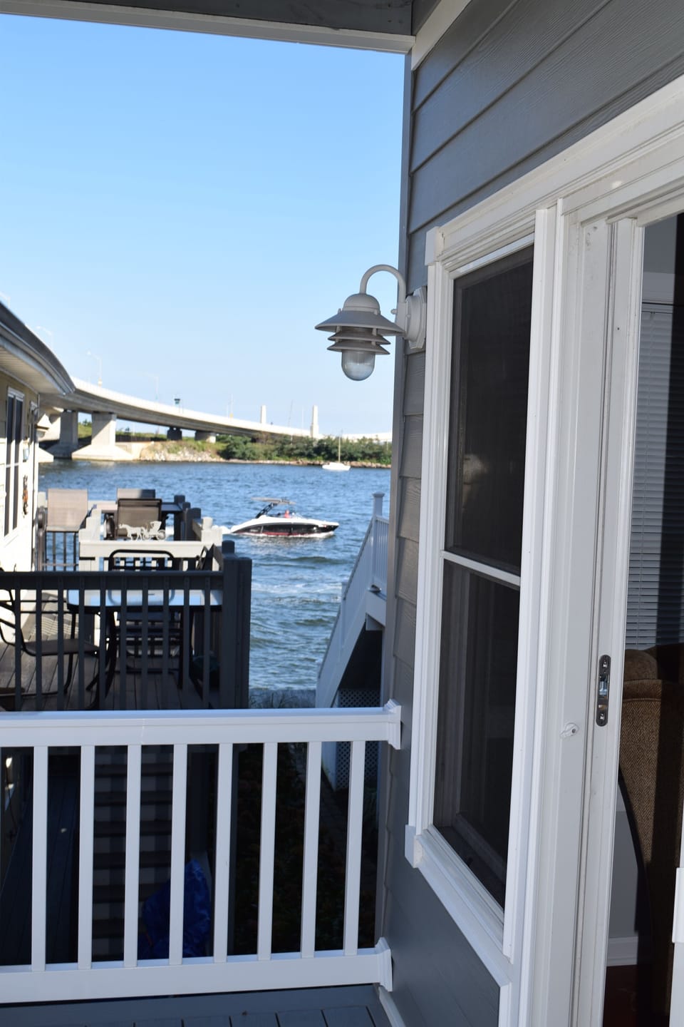 View of Shrewsbury River from first floor deck 