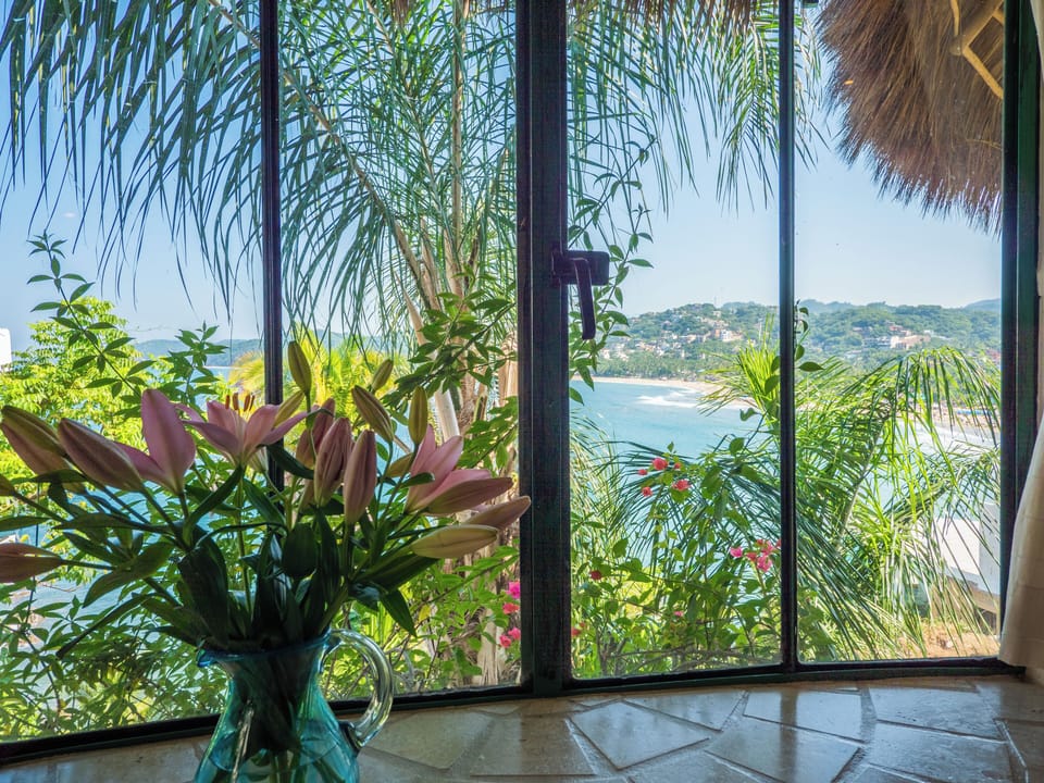 Be inspired by the views from the desk in master bedroom