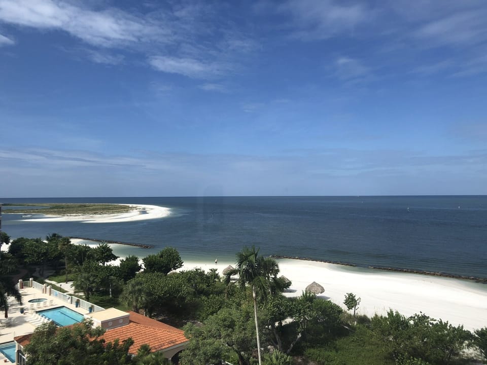 Beautiful oceanfront living on spectacular beach! Golf and tennis included here!