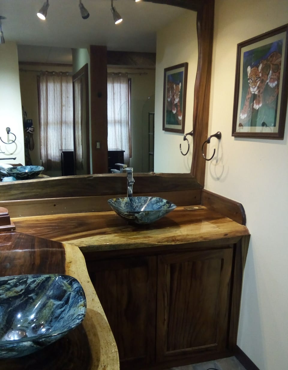 Master bath double vanity