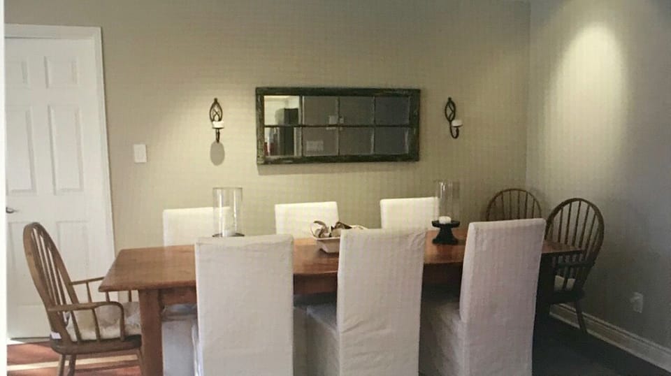 Dining area...table can fit 10 comfortably