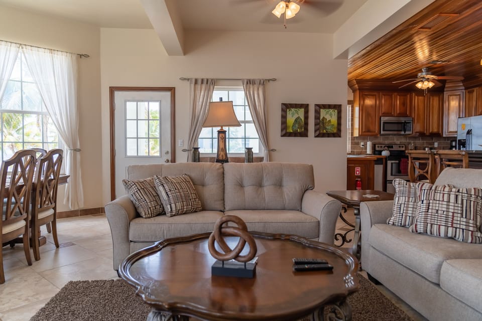 Entrance to the patio from the living area