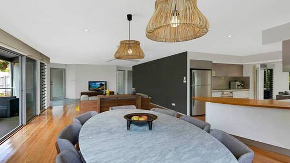 MAIN DINNING AND LIVING ROOM