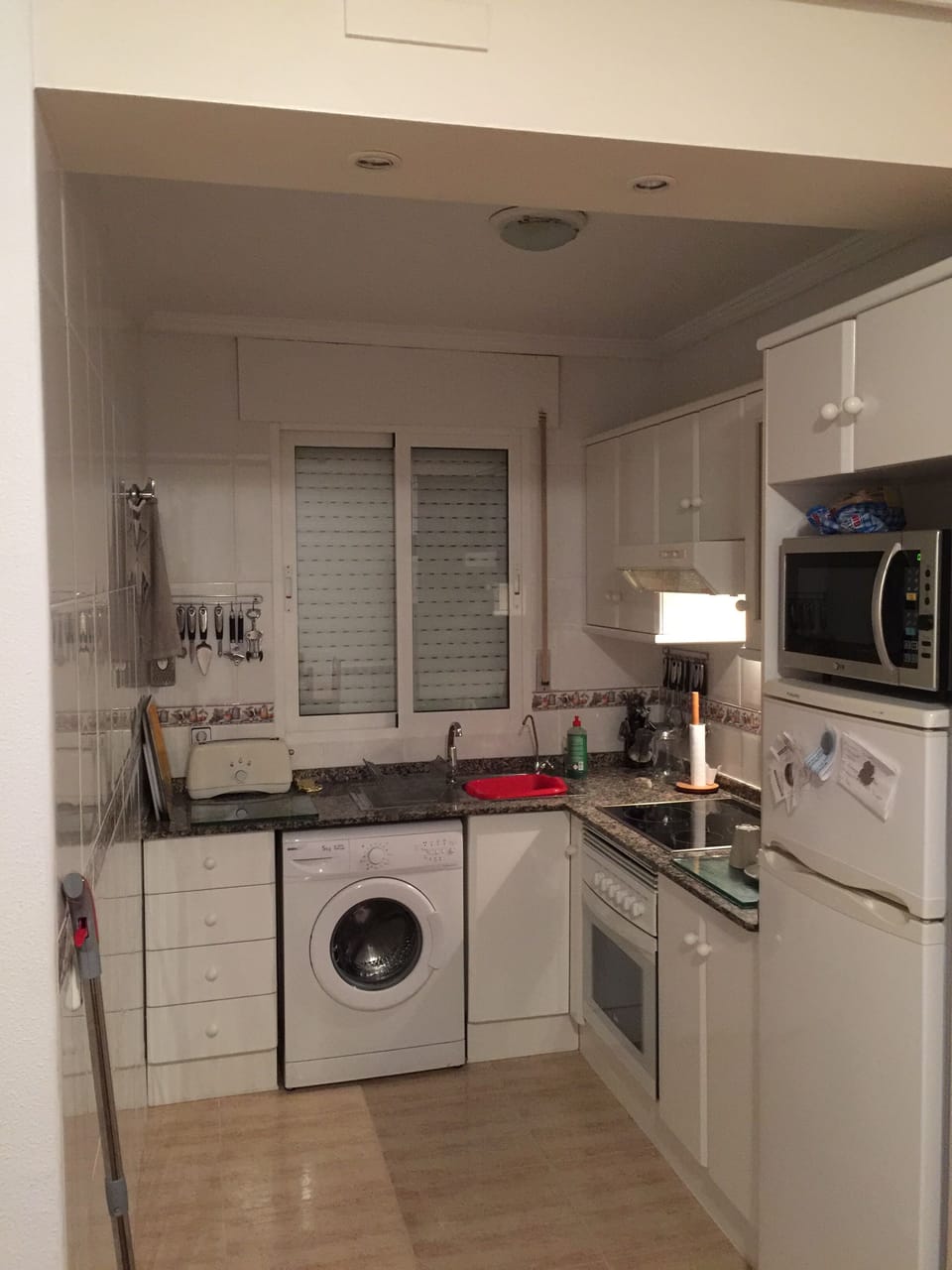 Kitchen as you’d find at home with ALL mod cons
