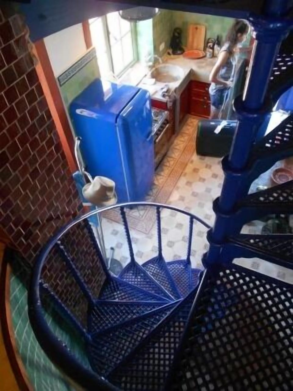 Loft Apartment Spiral staircase