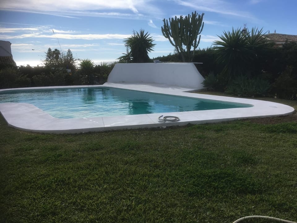 Garden and pool