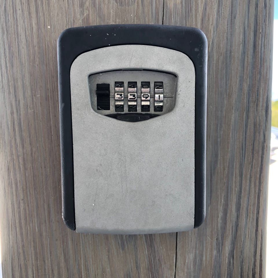 Self Check in with lock box.