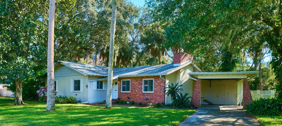One mile walk or free golf cart transportation to downtown Sanford. 