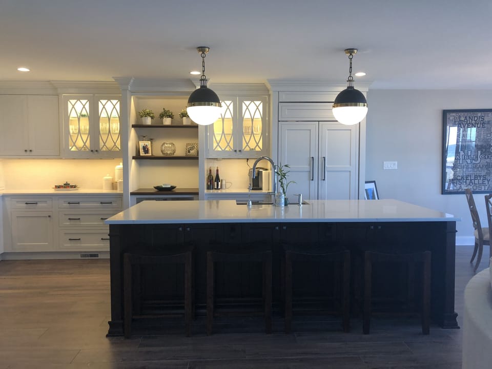 We know everyone will love hanging out in this custom kitchen! 