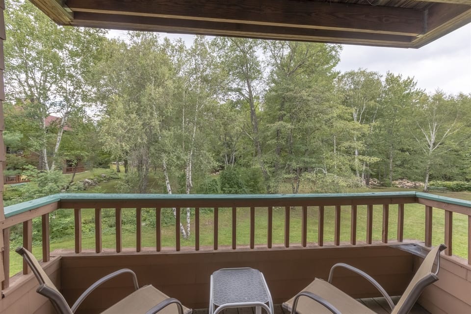 Patio with Deck Furniture in Dear Park Condo