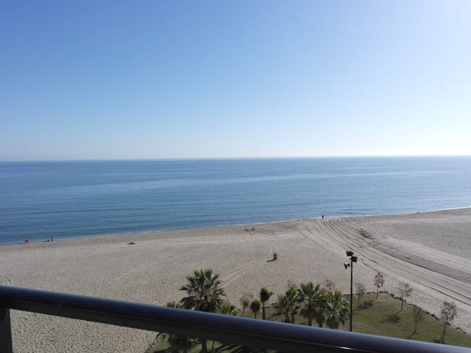 View from balcony south towards Fuengirola.
