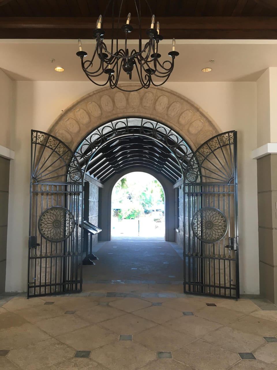 Entrance to the Club and Spa