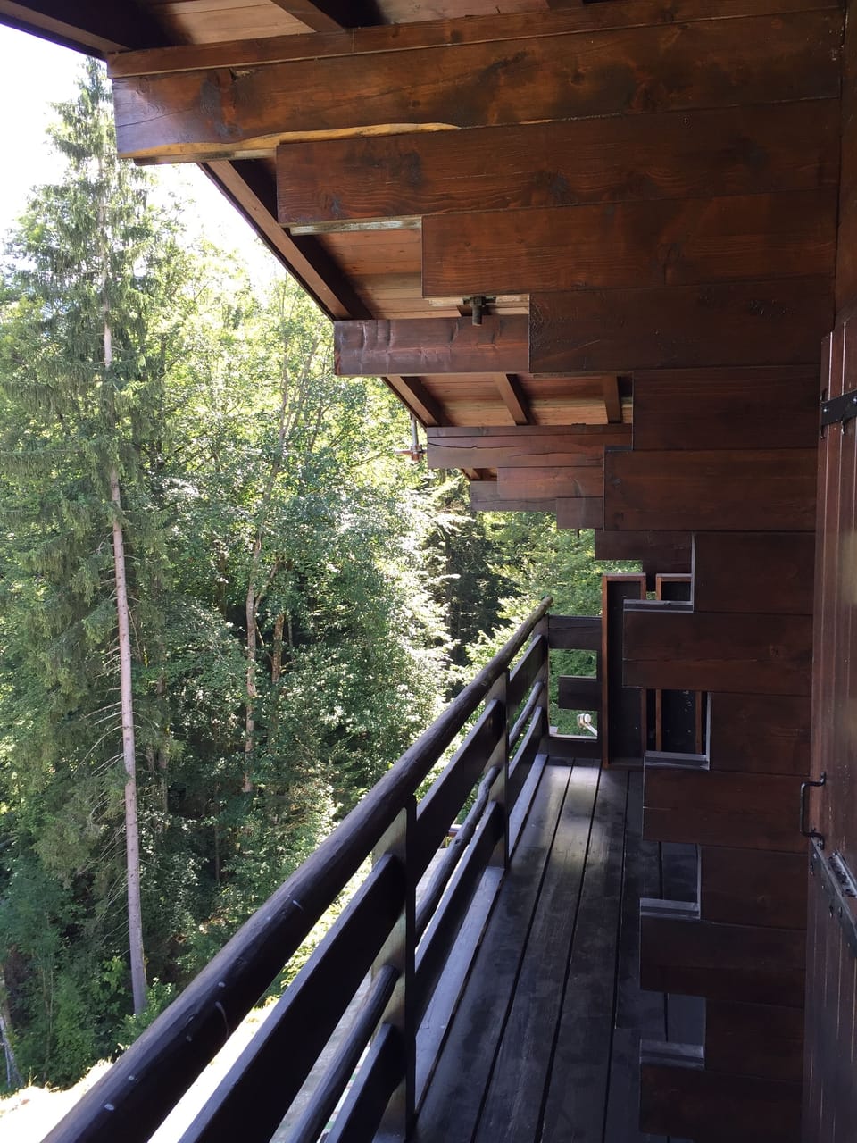 Upstairs balcony