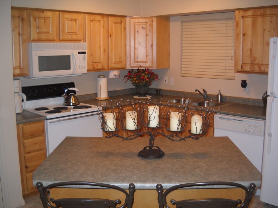 Great kitchen is ready for cooking. Basic supplies are provided.