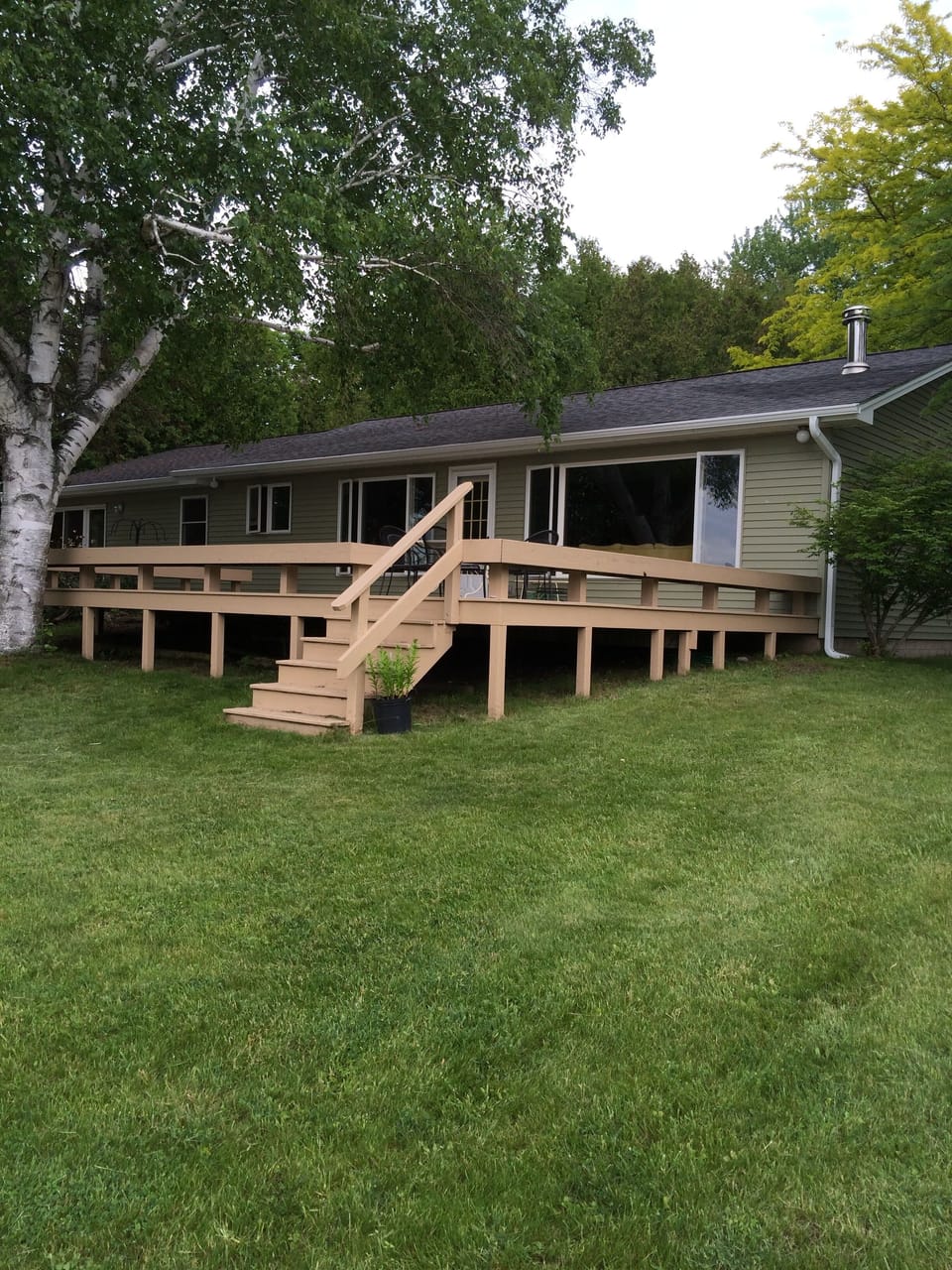 Lake Side deck - large deck area overlooking water
