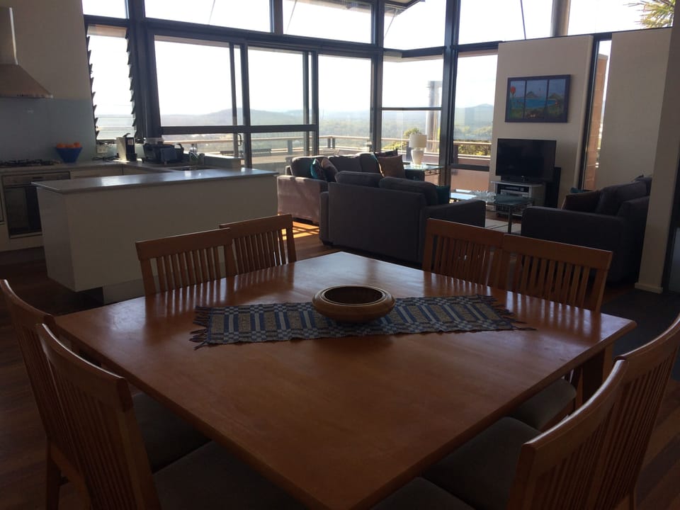 Open plan living dining and kitchen