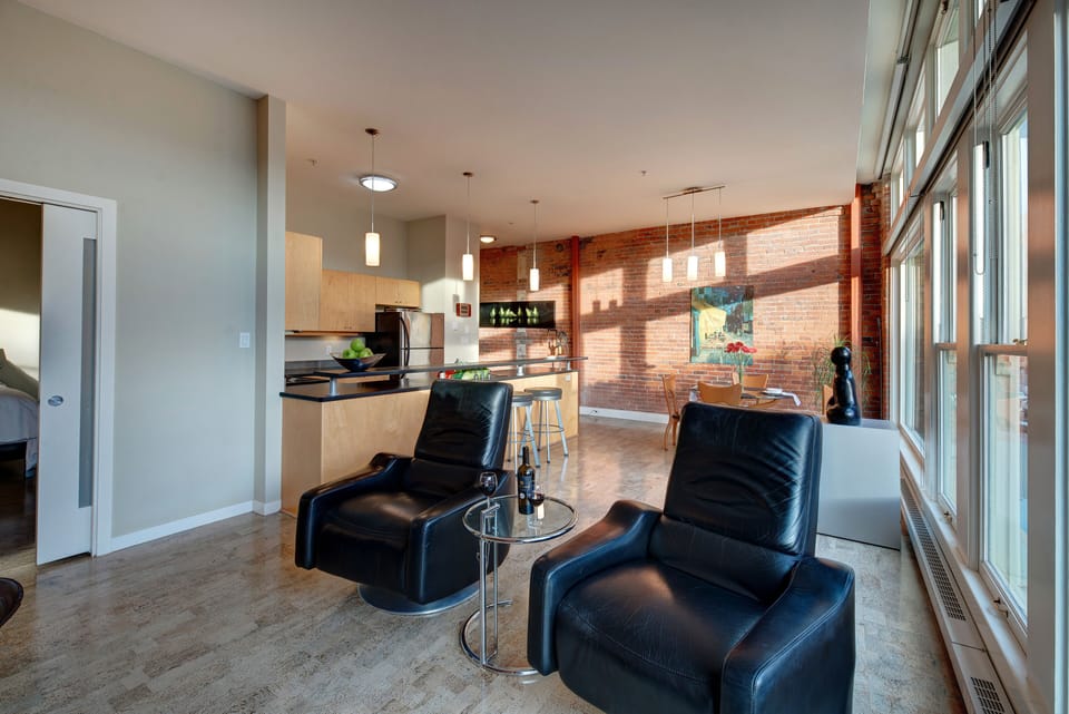 One of the most spacious condos in the Leiser building