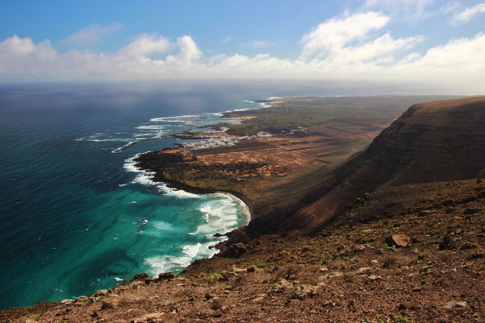 View from above Haria to the end of the island