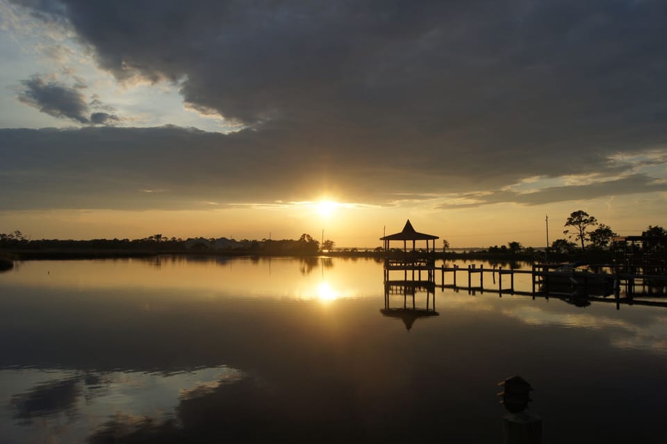Sunset at Kees Bayou. 