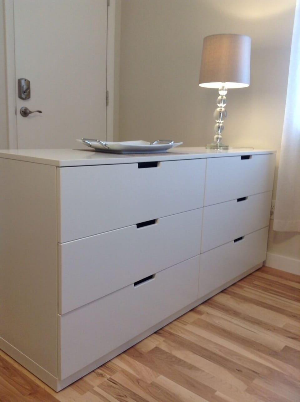 Ample dresser and closet storage (extra sheet set, duvets, and pillows included)