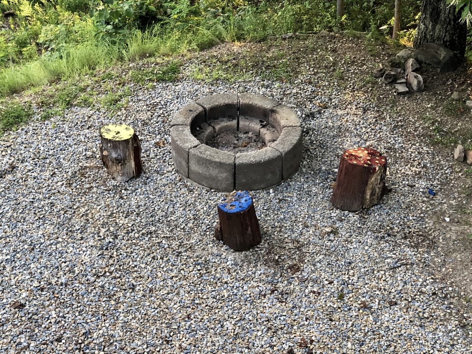Fire pit...